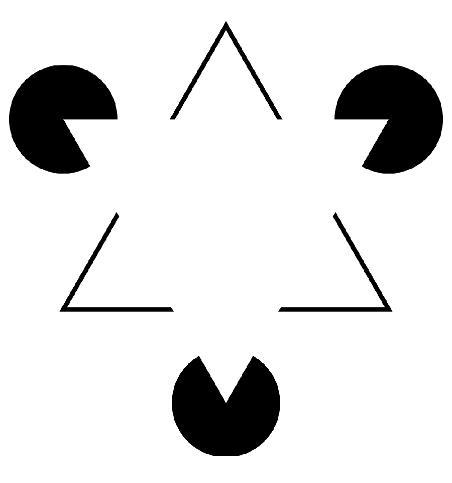 High quality black and white vector of two triangles inside each other for a business logo