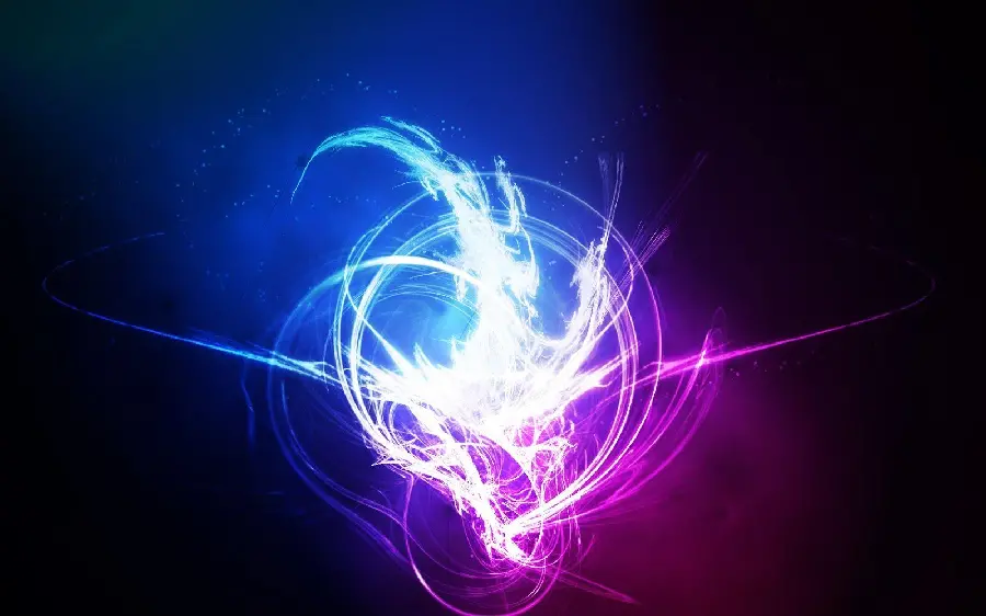 Download Blue and Purple Light Wallpaper for Computer