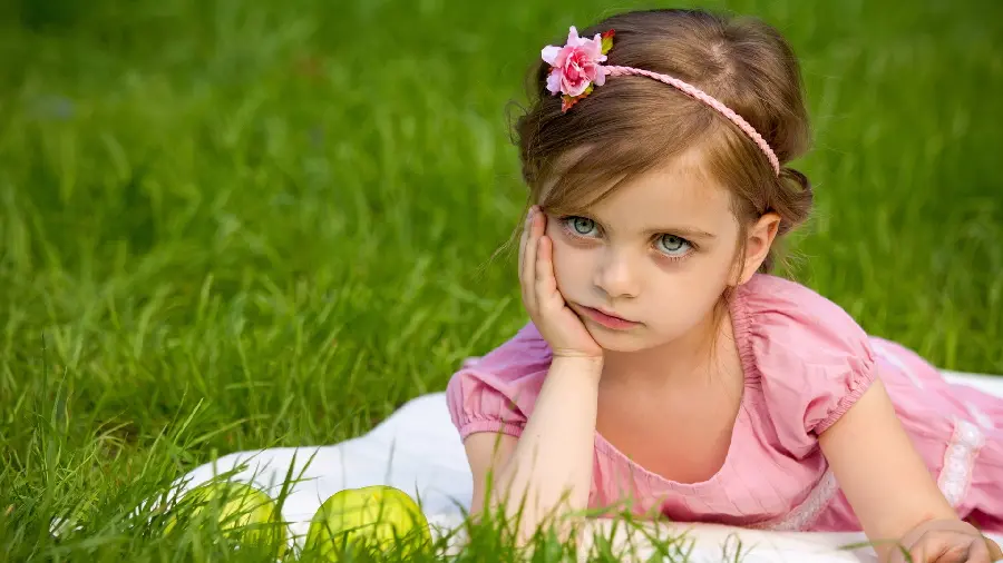 The most beautiful photo of a little girl