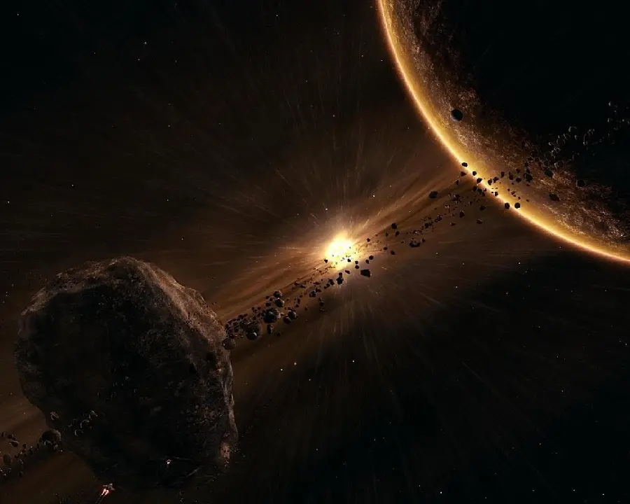 Main Belt Asteroid Background for Laptop in HD Quality