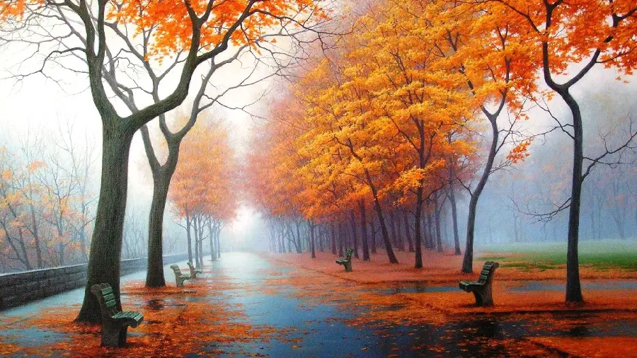 High quality autumn background photo for computer