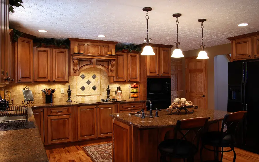 Photo of a luxurious and old kitchen decoration design in 2023