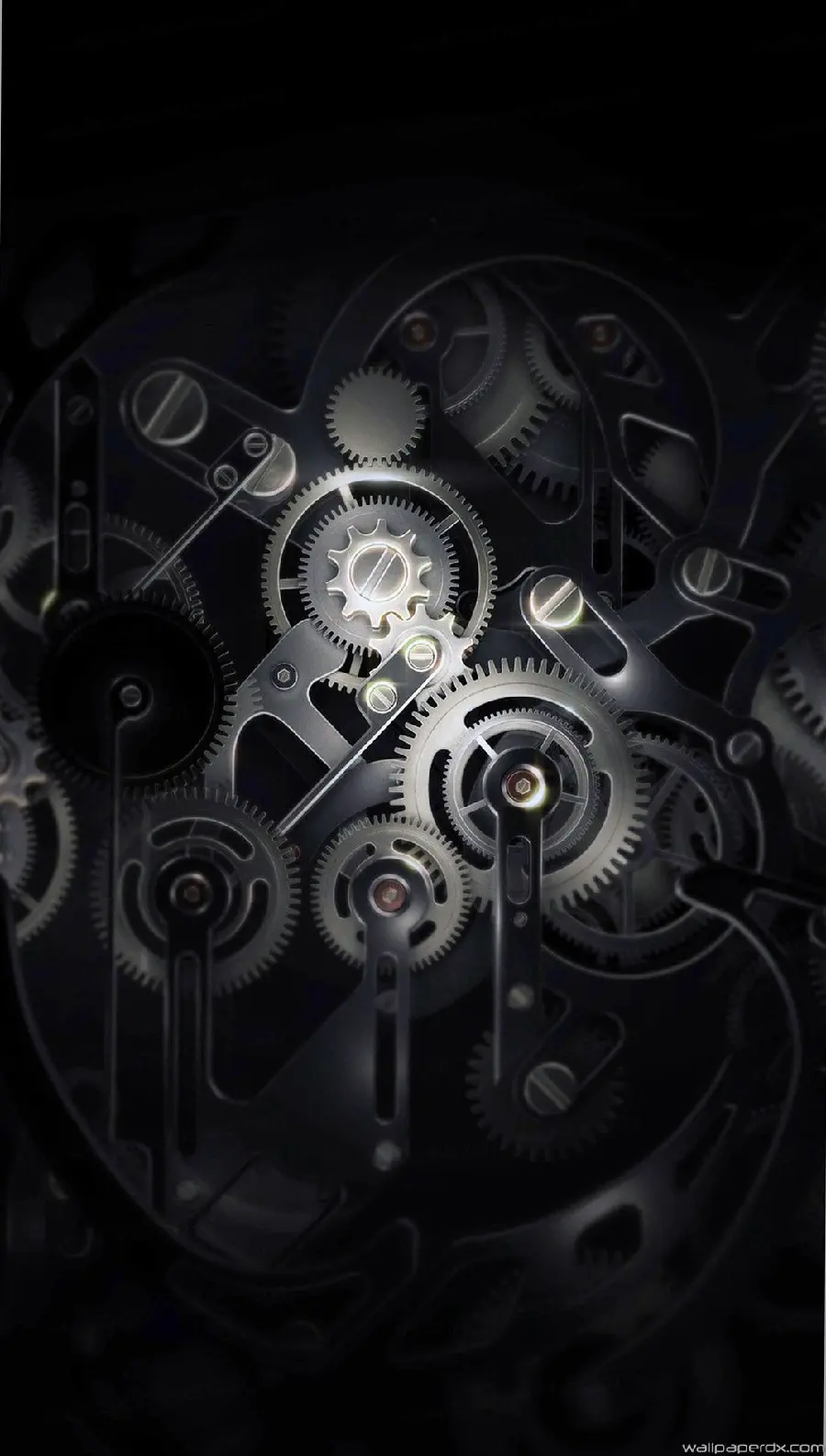 Cool 8k quality small and large gear background