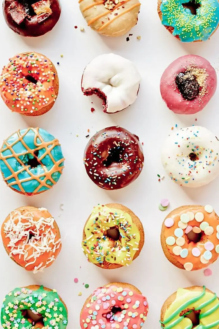 Colorful Donuts Photo in Full HD Quality