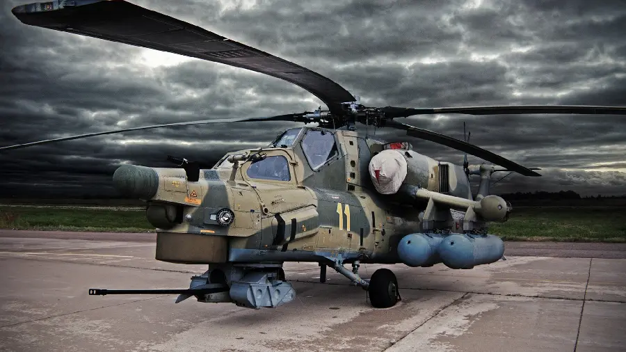 Download awesome and attractive poster of a war helicopter with excellent quality ready to print