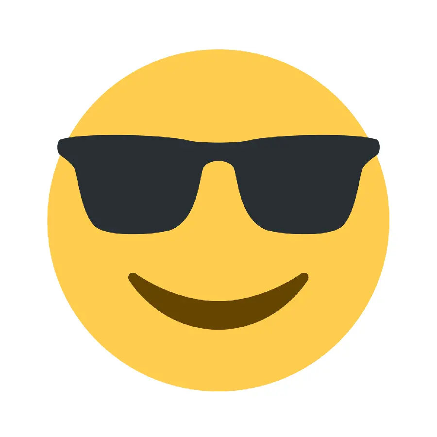 Download glasses emoji image in PNG format