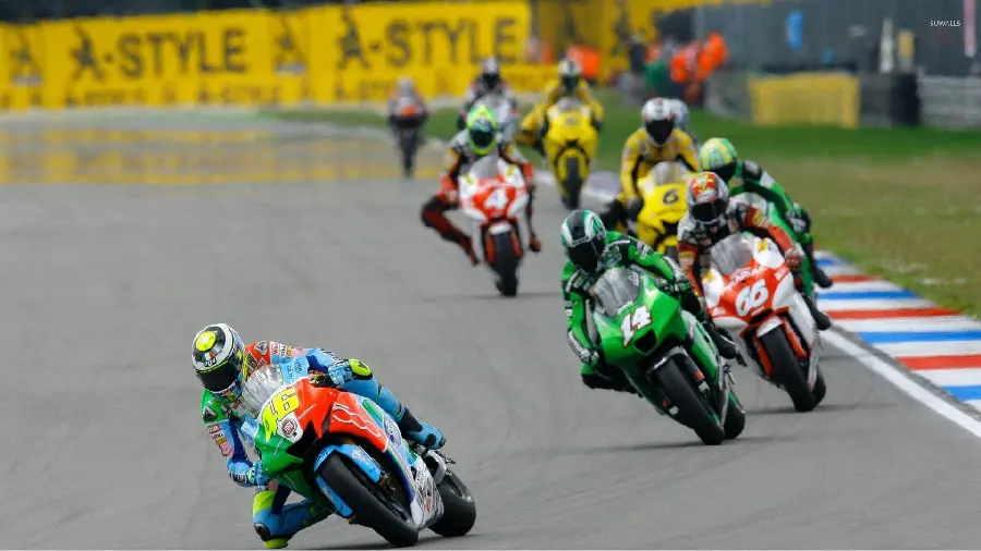 Photo of professional motorcycle racing