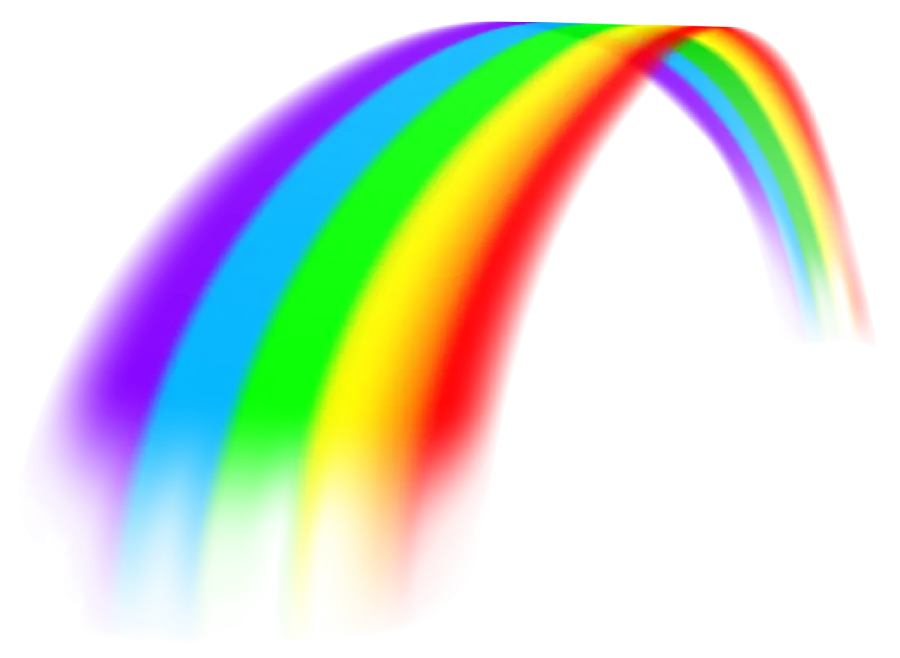 High quality rainbow photo for printing
