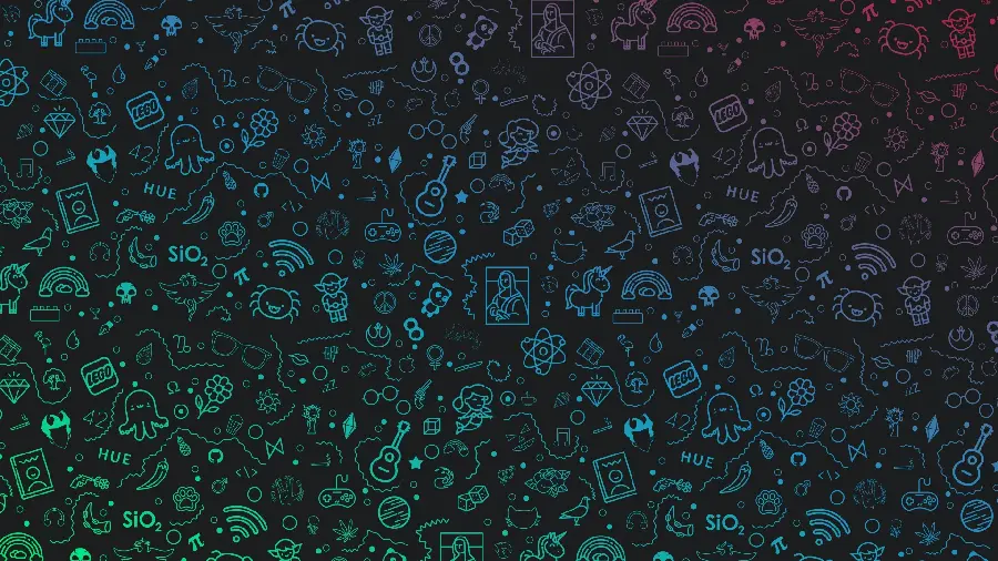 Beautiful blue-green graphic background with a black background