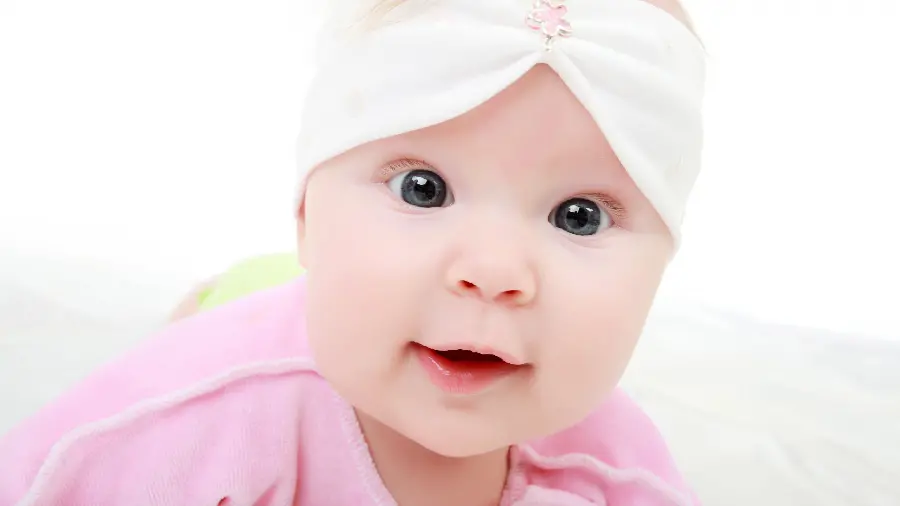 Cute and beautiful little baby photo