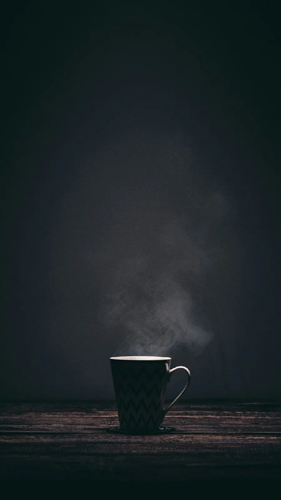 Stylish poster of a cup of hot coffee for the wall of a coffee shop 1402