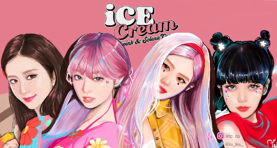 Cute Cartoon Blackpink Photo HD Quality