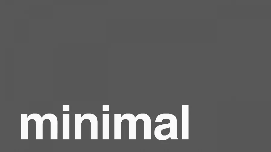 Download Gray Desktop Wallpaper with Minimal Title