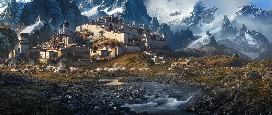 Amazing photo of the most famous Tibetan temple in high quality