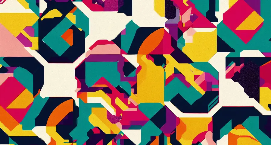 Beautiful and colorful graphic background of a laptop produced by artificial intelligence