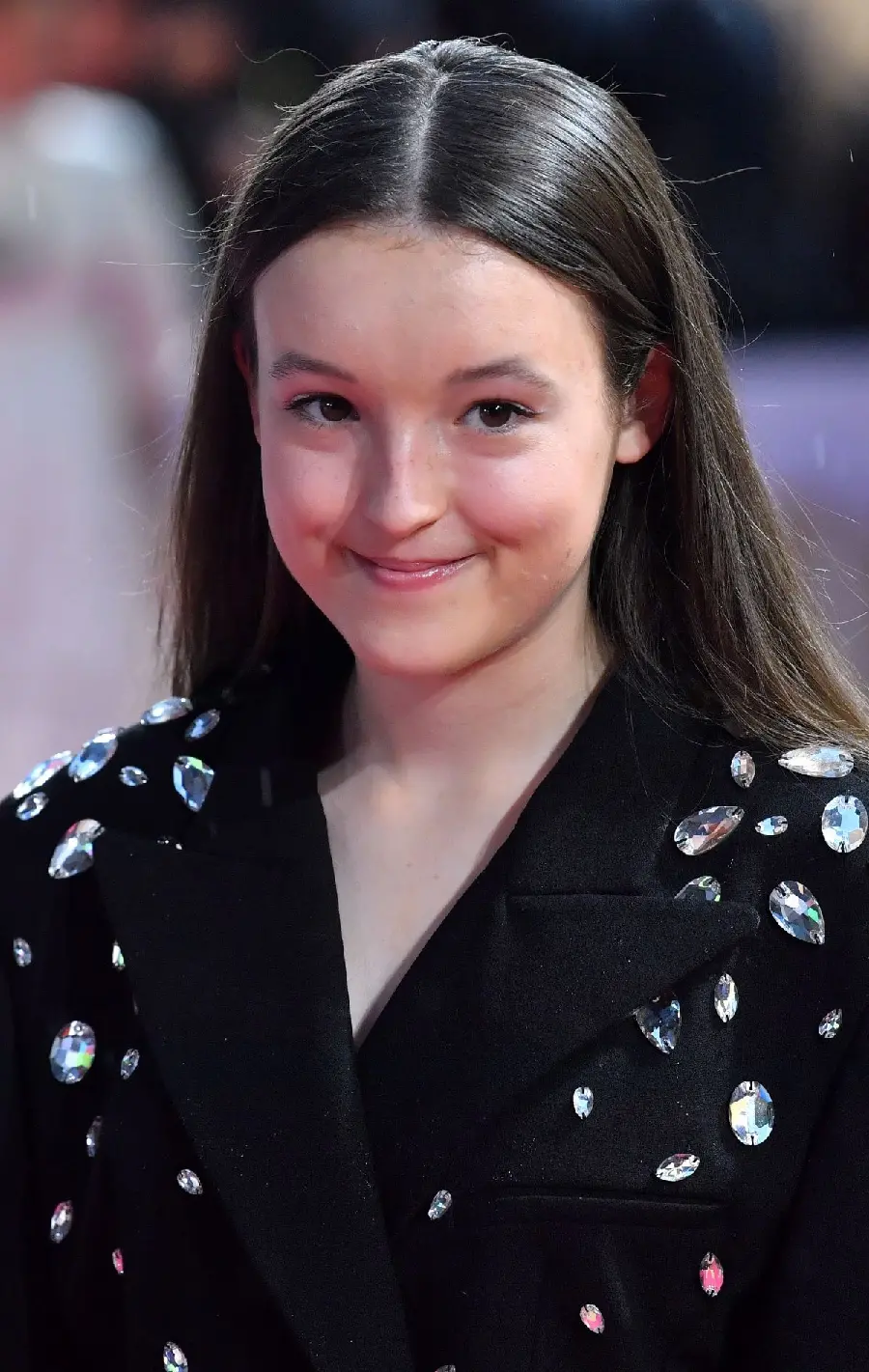 New photo of Isabella May Ramsey in a black formal dress