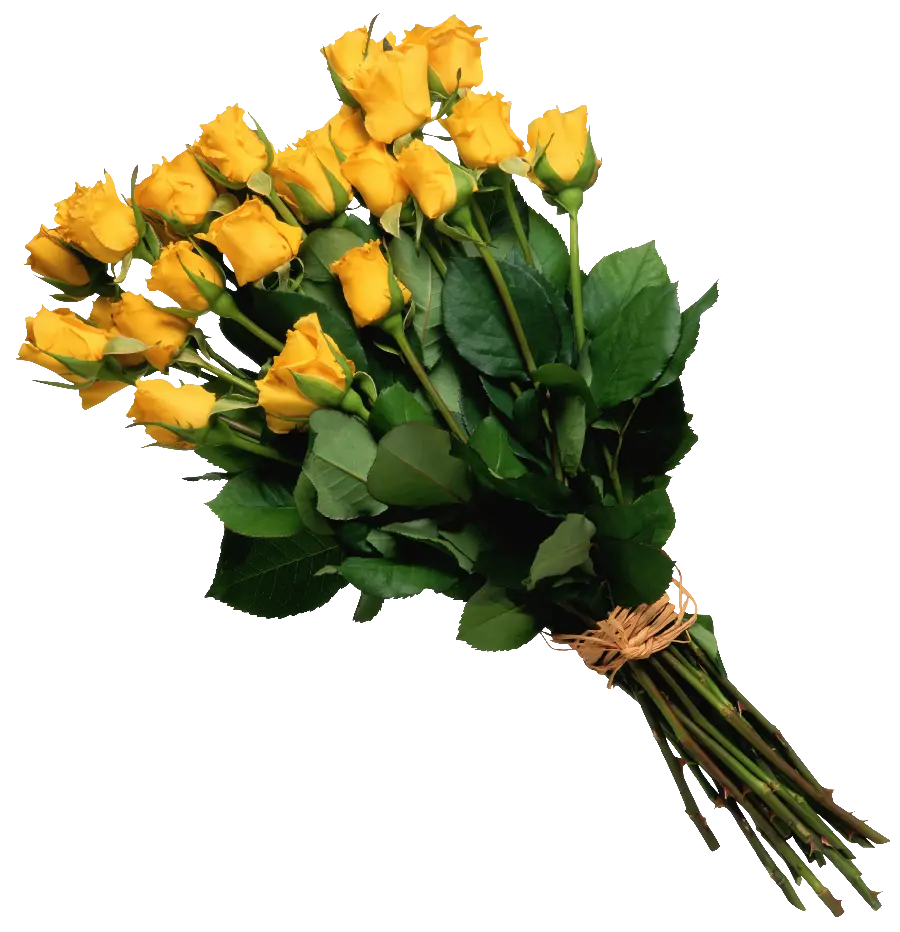 Romantic yellow bouquet photo for free download