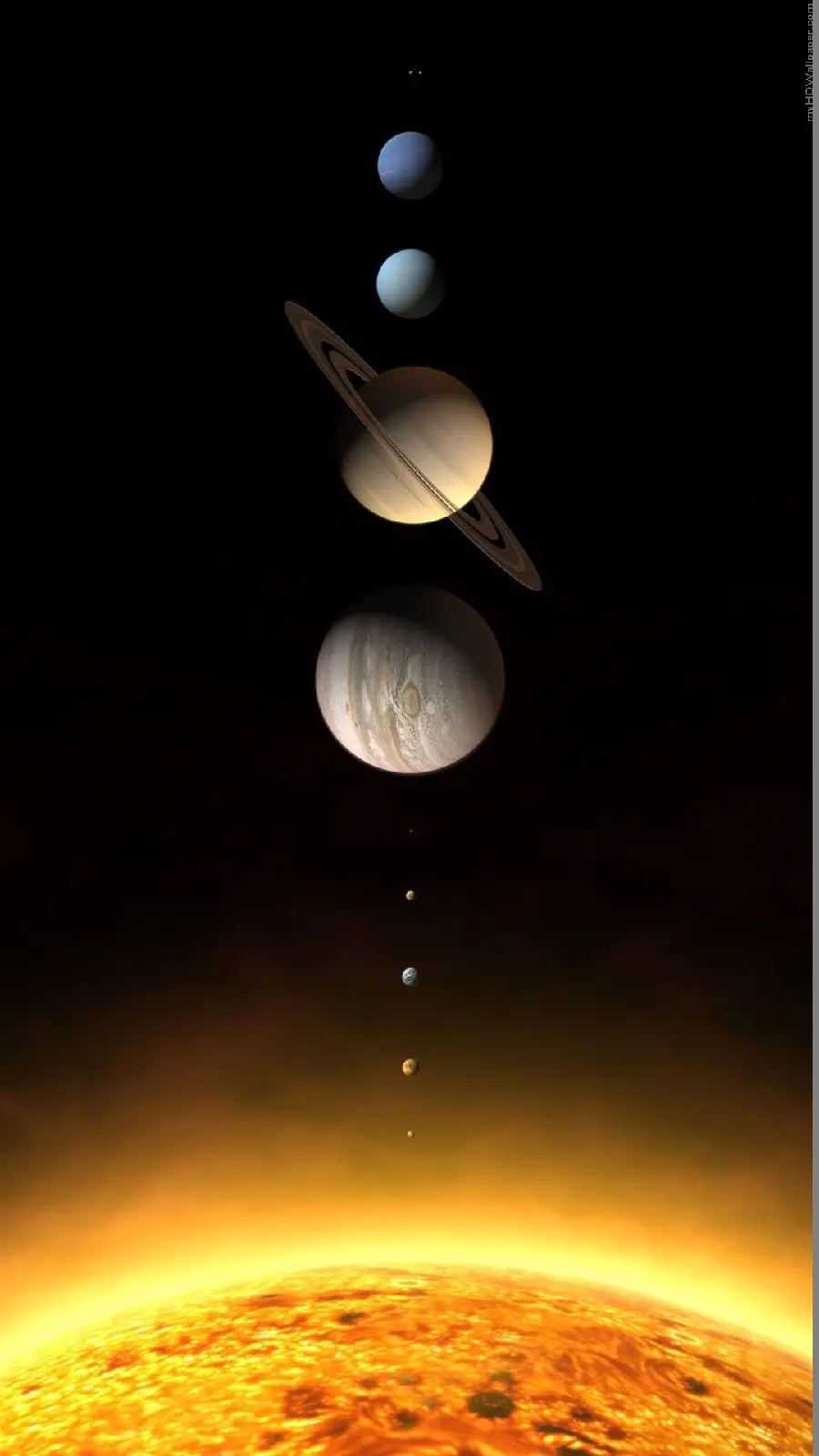 Download a very spectacular Full HD background from Solar System