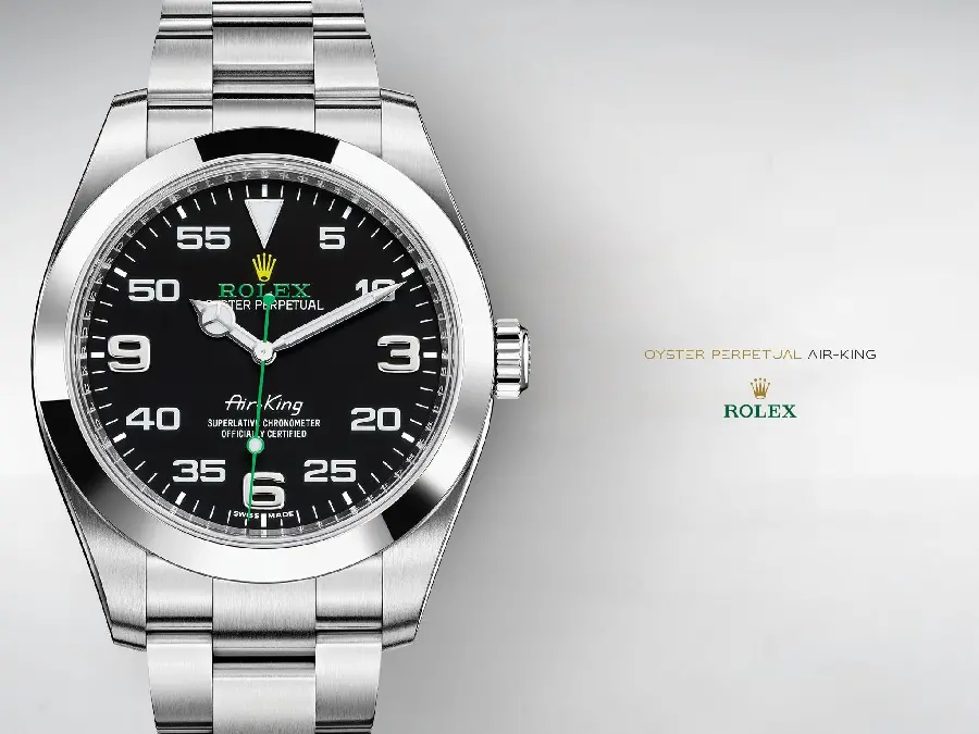 Image of the extremely popular Rolex Air King watch for the watch sales page