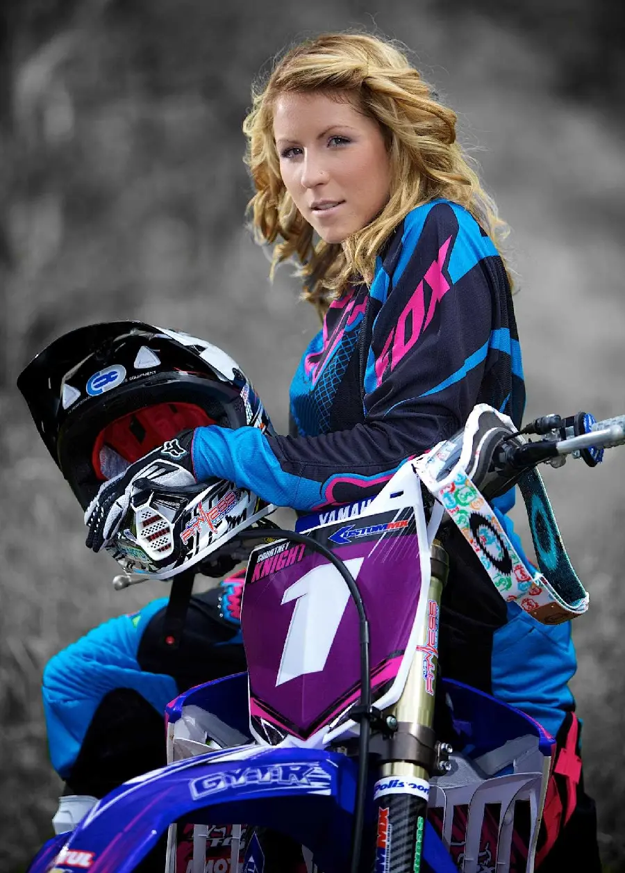 Girly Motorcycle Trail Wallpaper