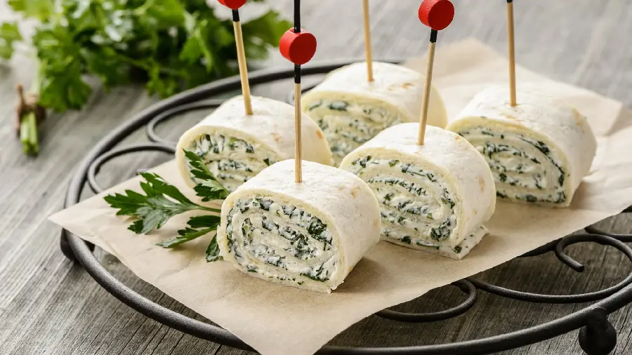 Lovely roll finger food photo for children's birthday