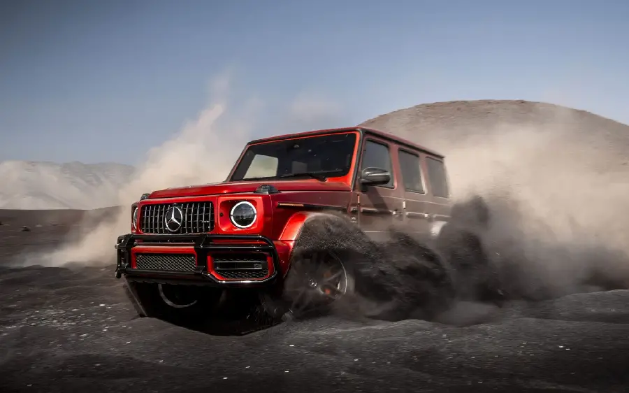 Cool Red Mercedes Benz G63 Photo