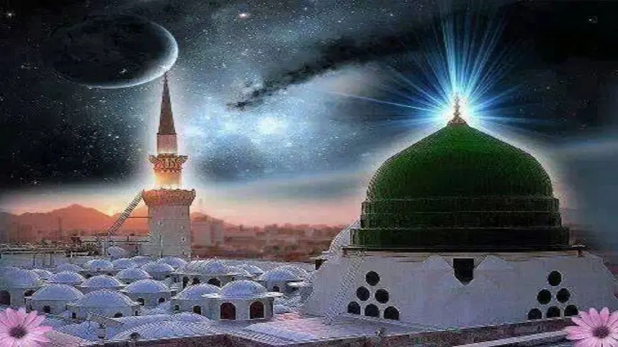 Amazing Poster of Masjid Al-Nabawi for Printing 1402