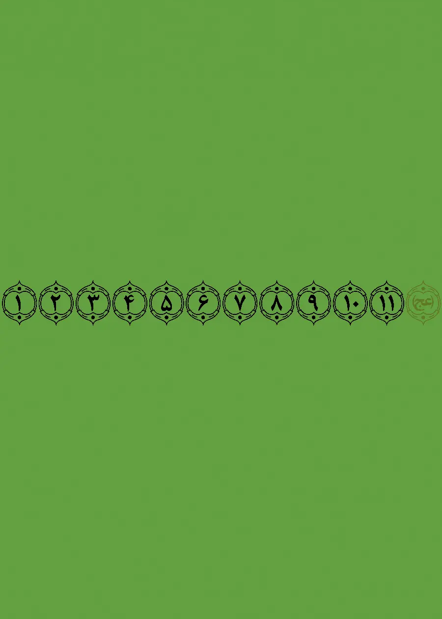 Green wallpaper for lovers of Hazrat Mahdi, the twelfth Imam of the Shiites of the world