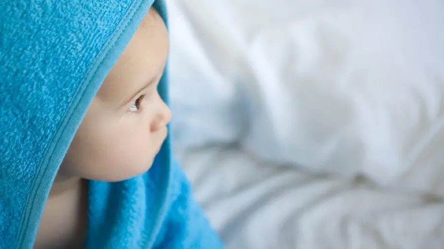 The latest funny photo of a little baby