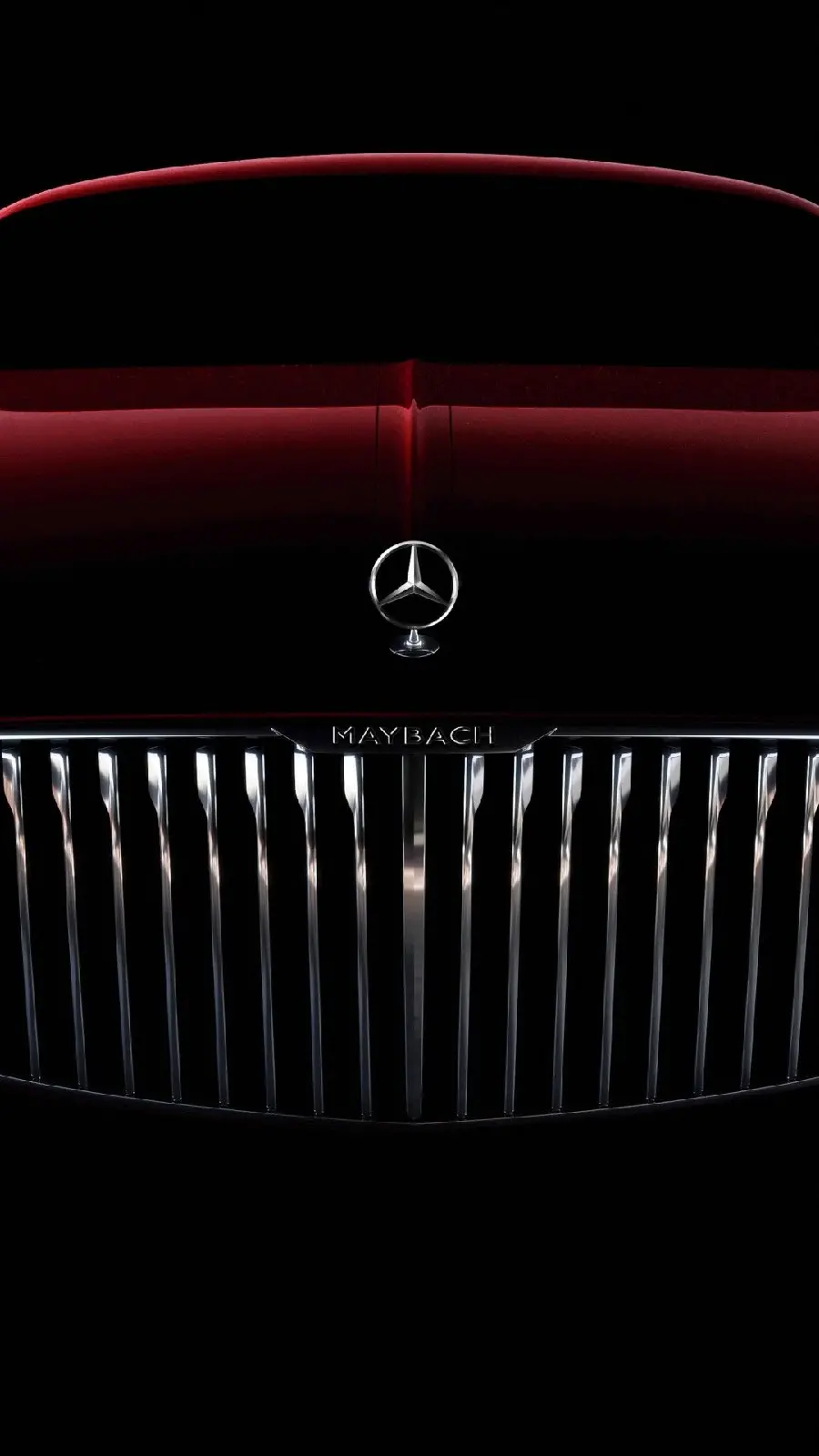 Photo of Lego and the front window of the Mercedes-Benz Maybach car