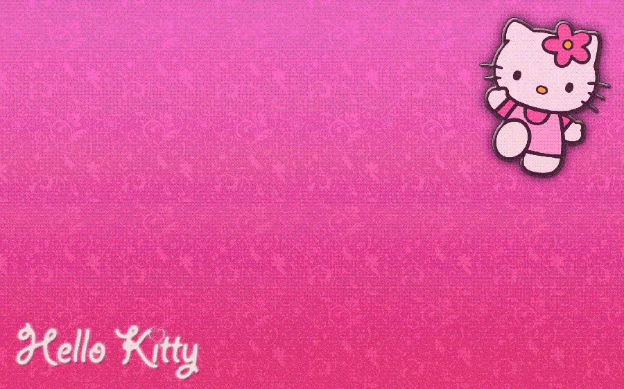 Download Background of the cartoon character Hello Kitty