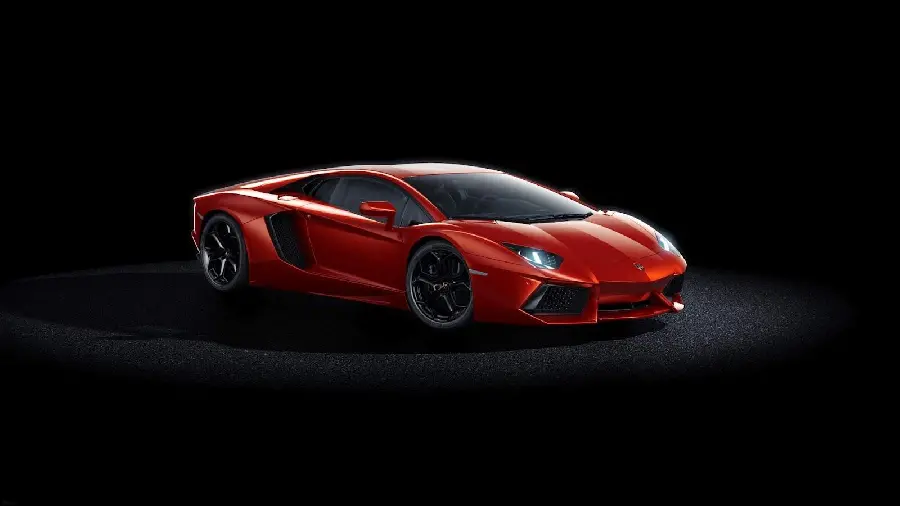 A great image of a red car for desktop wallpaper with excellent quality 