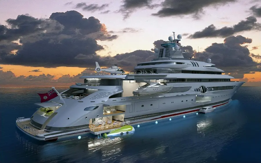 Full HD Large Yacht Wallpaper