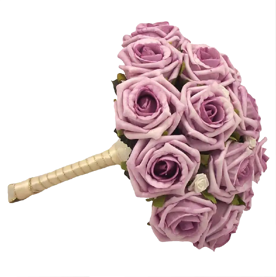 Dreamy purple bouquet image in free PNG format for making birthday posters