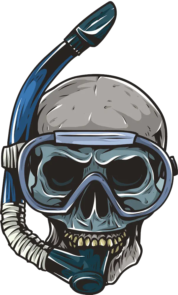 Download Fantasy Diver Skull Photo for Photoshop