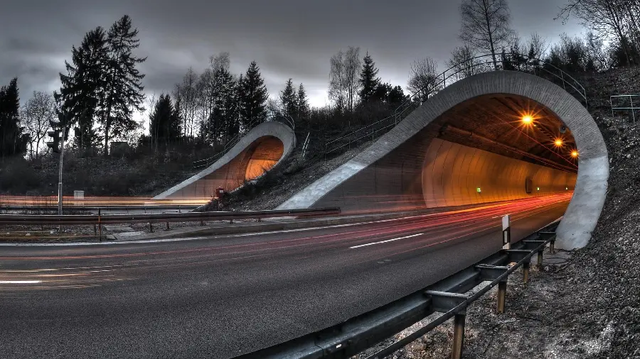 Most viewed image of two advanced curved tunnels side by side 2023