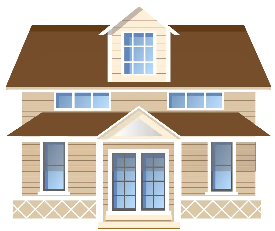 High Quality and Resolution Teleported House Photo PNG
