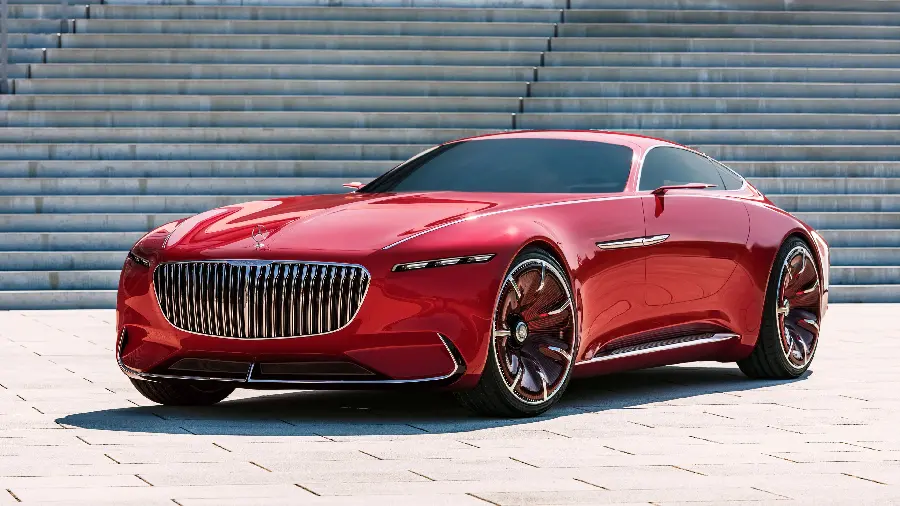 Photo of the latest Mercedes-Benz Maybach red concept