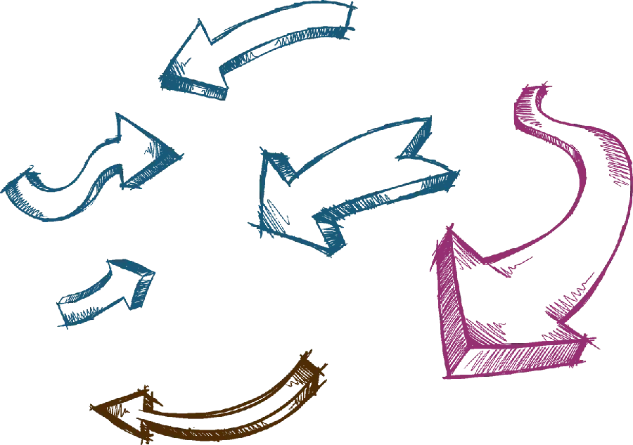The latest png file without a background of all kinds of arrows and arrows
