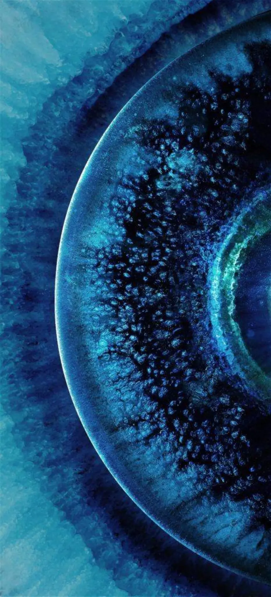 Eye Wallpaper from a Close and Zoomed View for Mobile Phone