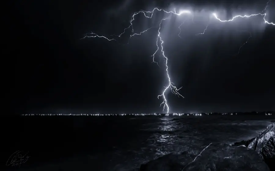 Beautiful lightning background with excellent quality 