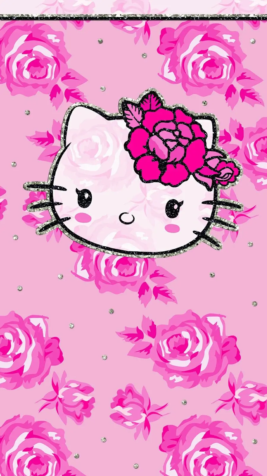 Most Downloaded Pink Hello Kitty Flower Wallpaper