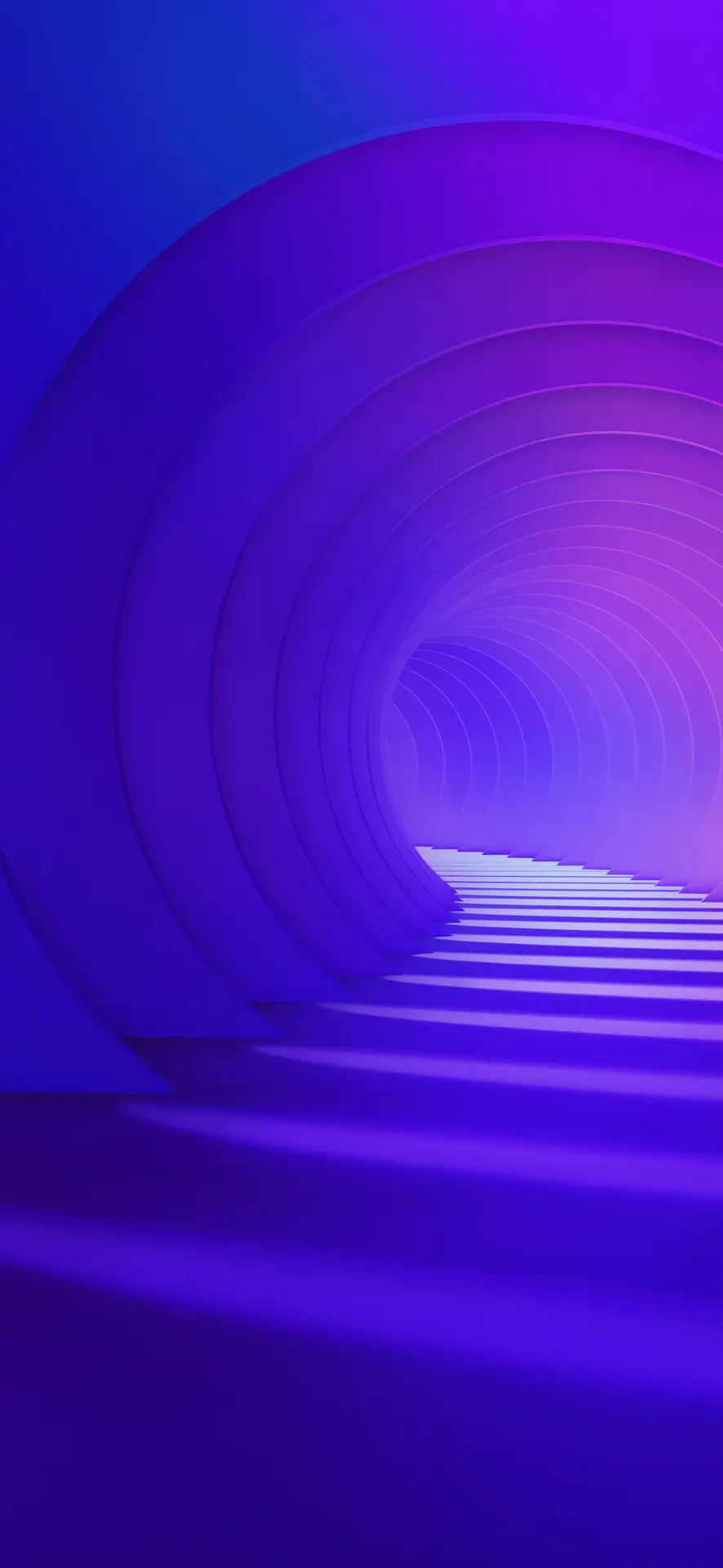 Spectrum tunnel wallpaper Beautiful blue color with high quality