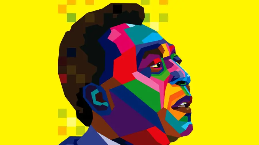 Brazilian Pele graphic photo for Windows background