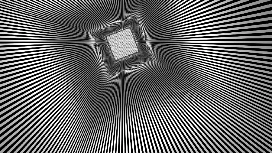 Black and White Square Fantasy Photo