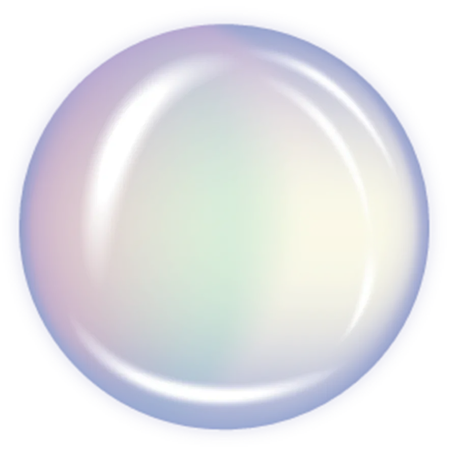 Big Soap Bubble PNG Effect on Photo