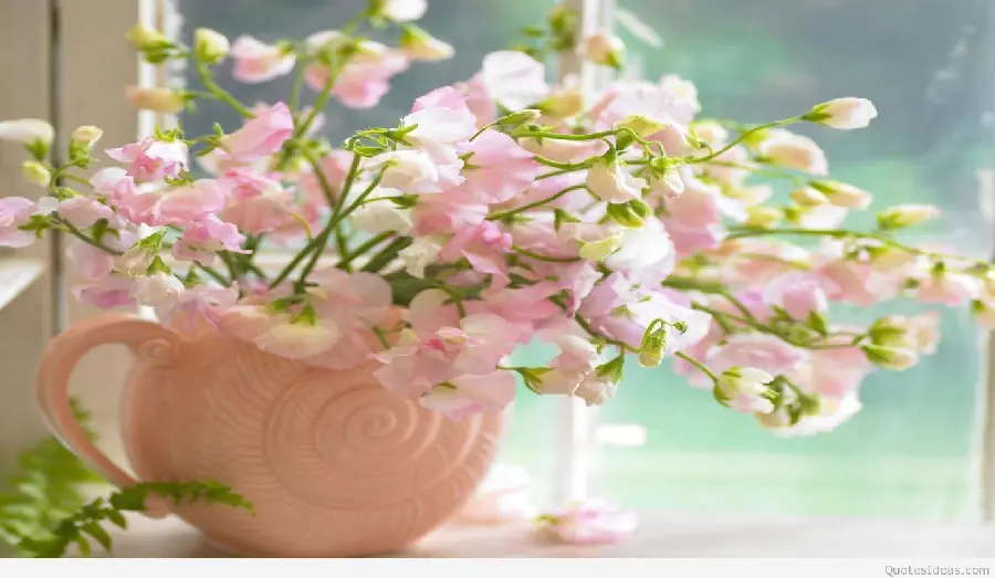 Spring Blossom Wallpaper in a Vase