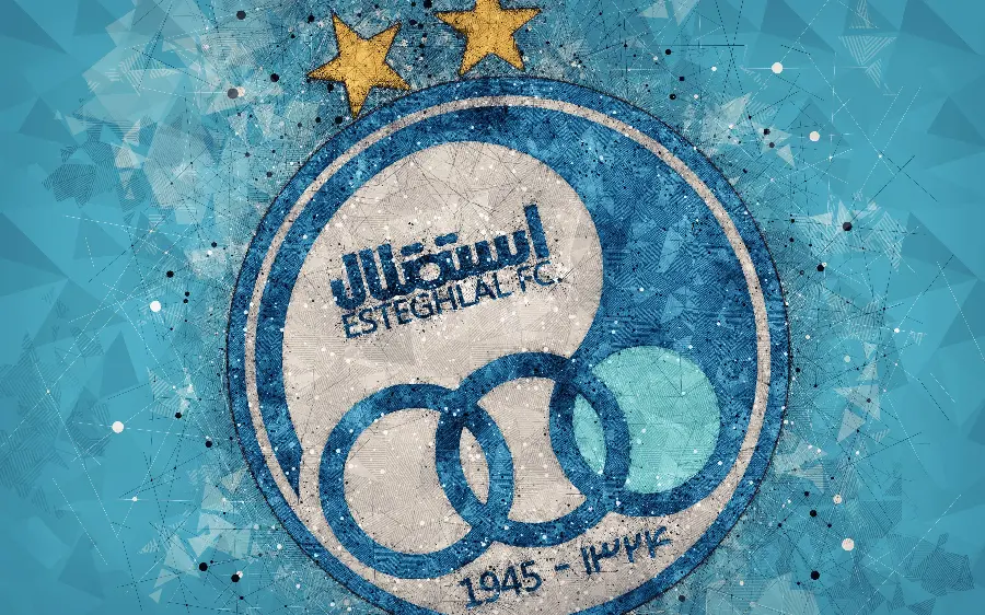 New and modern background of Esteghlal Tehran club with a special and cool design