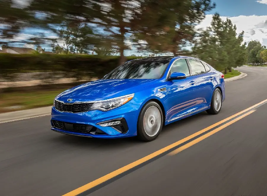 Blue Kia Optima Car Photo