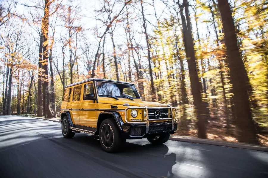 Photo of Mercedes-Benz G63 in the forest